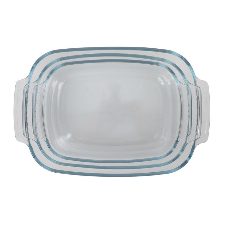 Conzept - Ofenfestes Glasgeschirr-Set, 3-teilig.