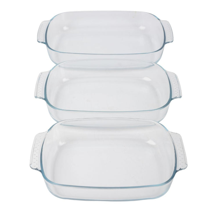 Conzept - Ofenfestes Glasgeschirr-Set, 3-teilig.