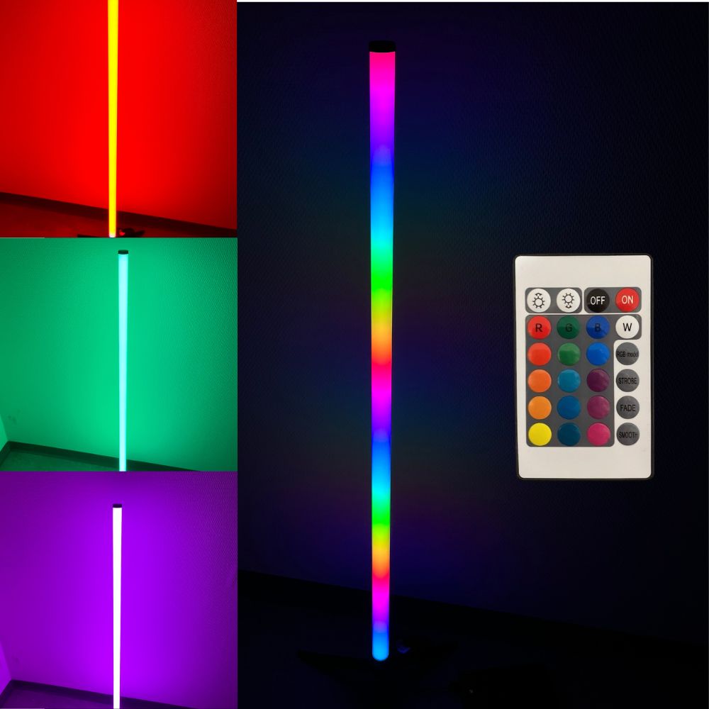 Grundig – Stehlampe – mit 16 Farben und verschiedenen Effekten, 120 cm