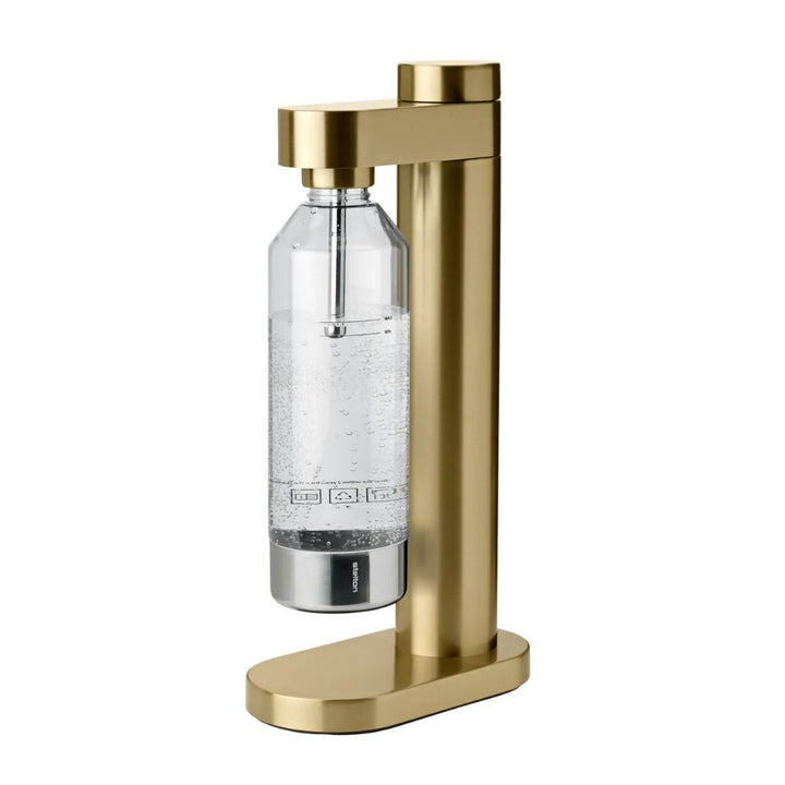 Stelton - Wassersprudler BRUS Gebürstetes Messing