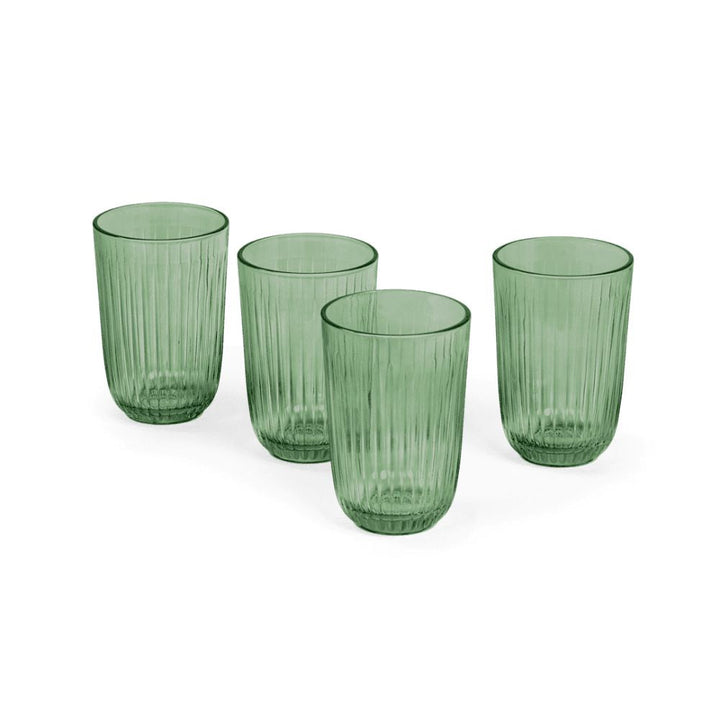 Kähler Hammershøi - Wasserglas 37 cl grün 4 Stk.