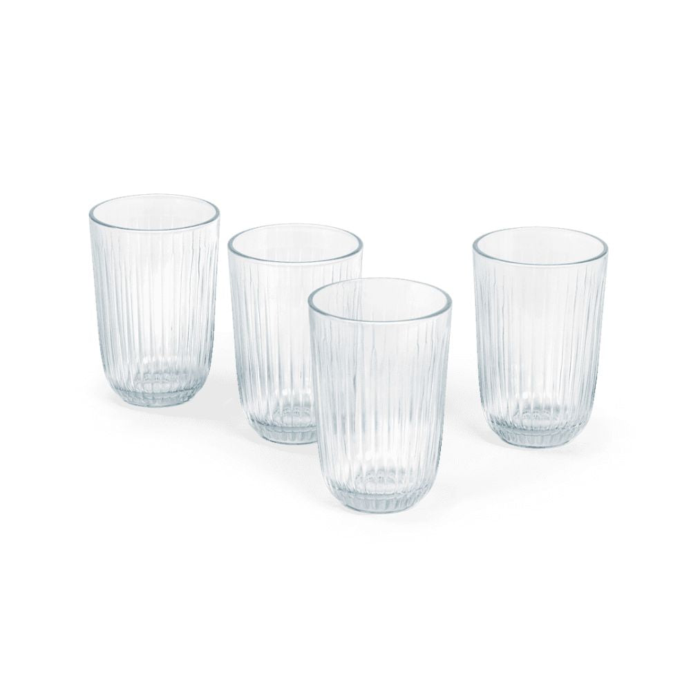 Kähler Hammershøi - Wasserglas 37 cl klar 4 Stk.