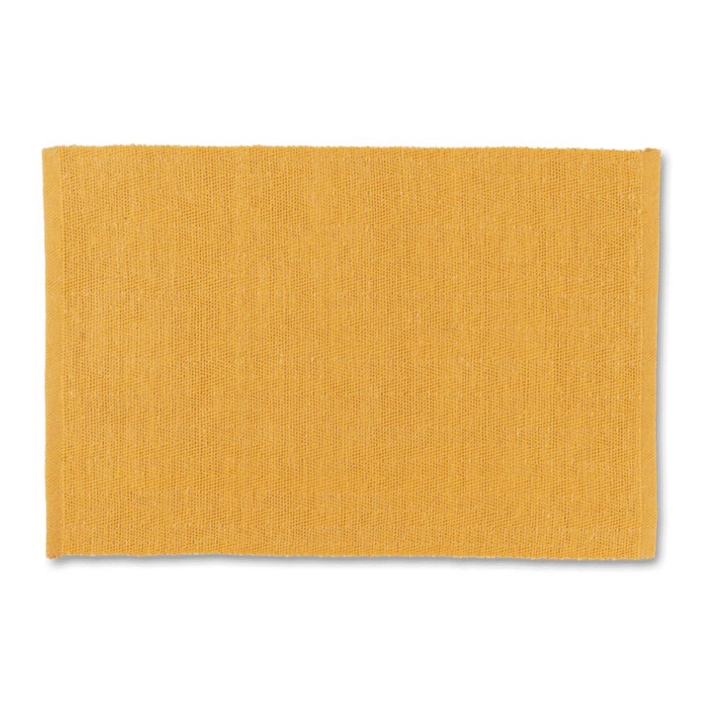 Lyngby Porzellan – Platzset mit Fischgrätmuster, 43 x 30 cm, gelb