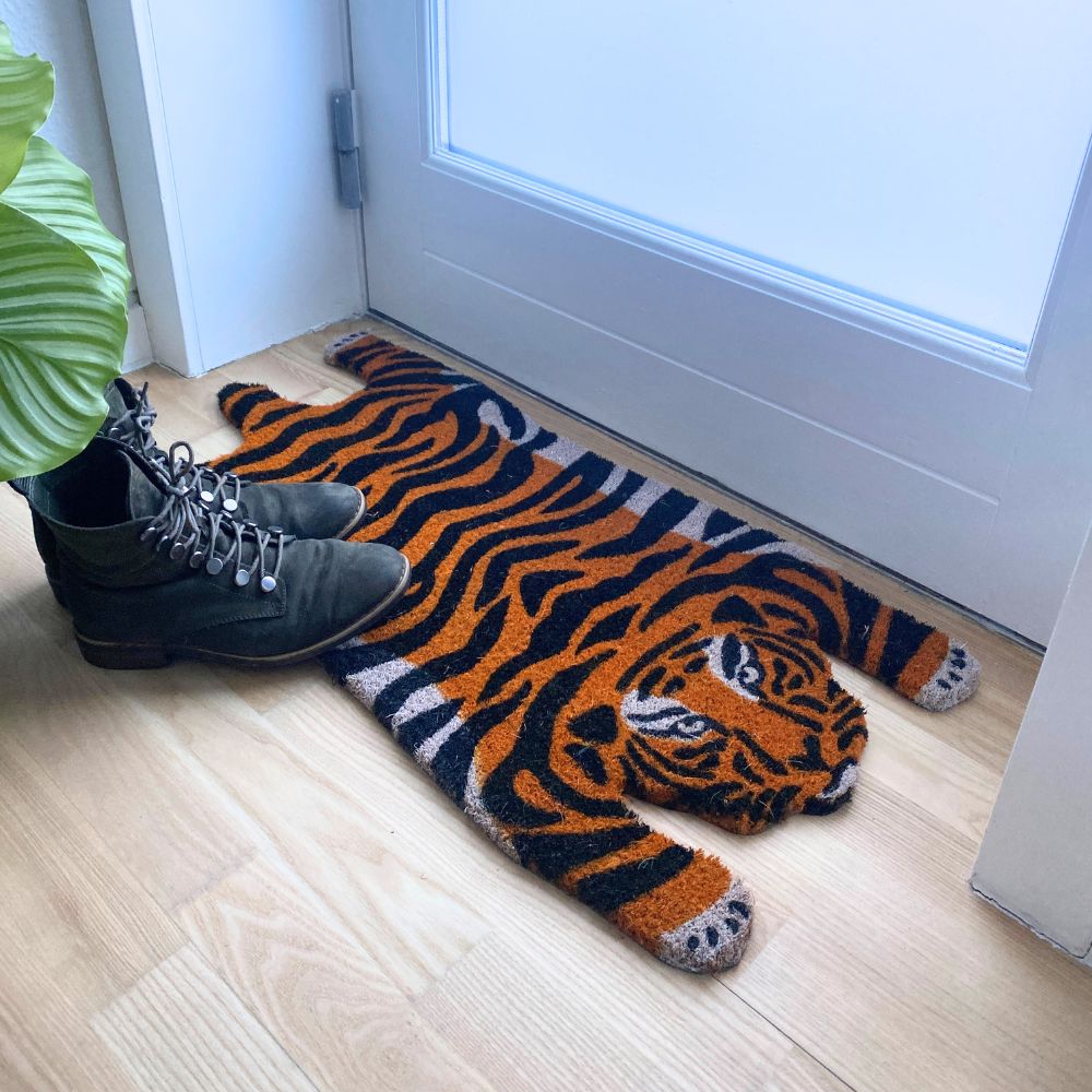 Fußmatte 40x75 cm, Tigermotiv