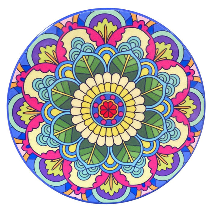 Keramikuntersetzer mit Korkboden, Ø 25 cm – Eselmotiv