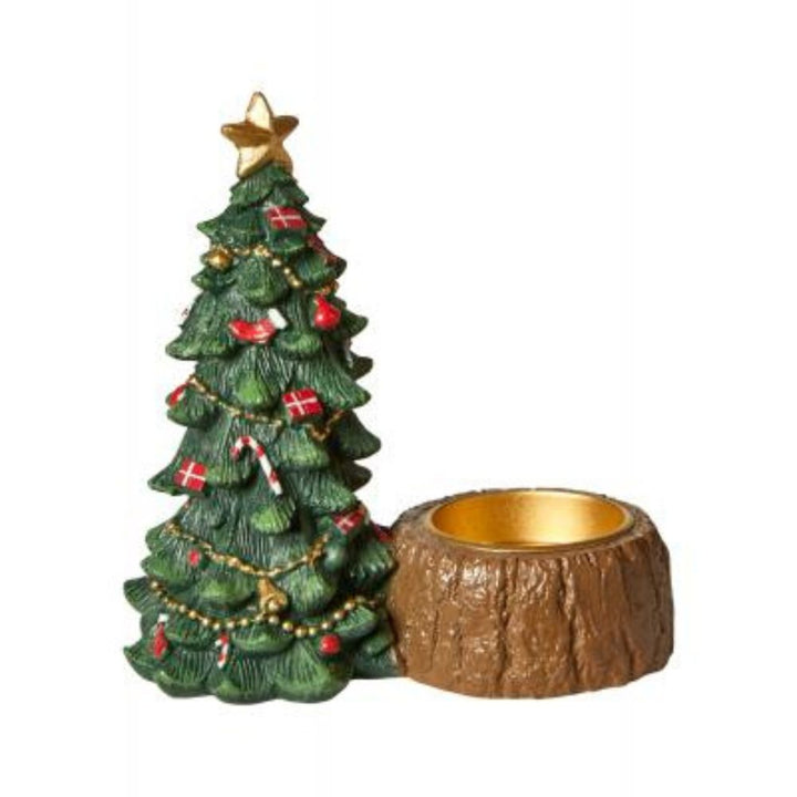 Kerzenständer - Weihnachtsbaum mit Stumpf 15,5 cm