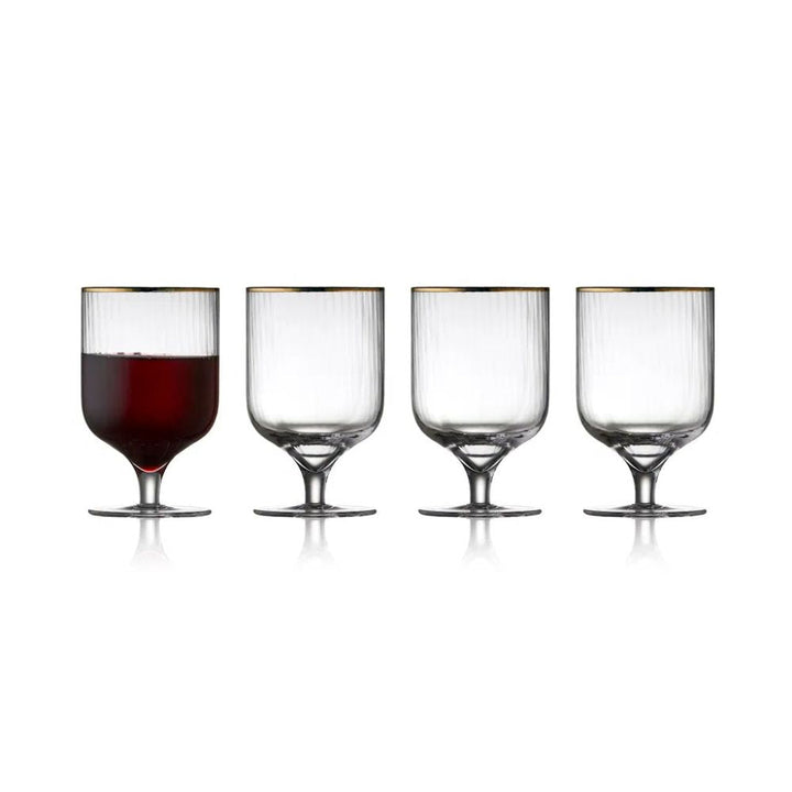 Lyngby-Glas – Palermo-Weinglas, Gold, 30 cl, 4 Stück