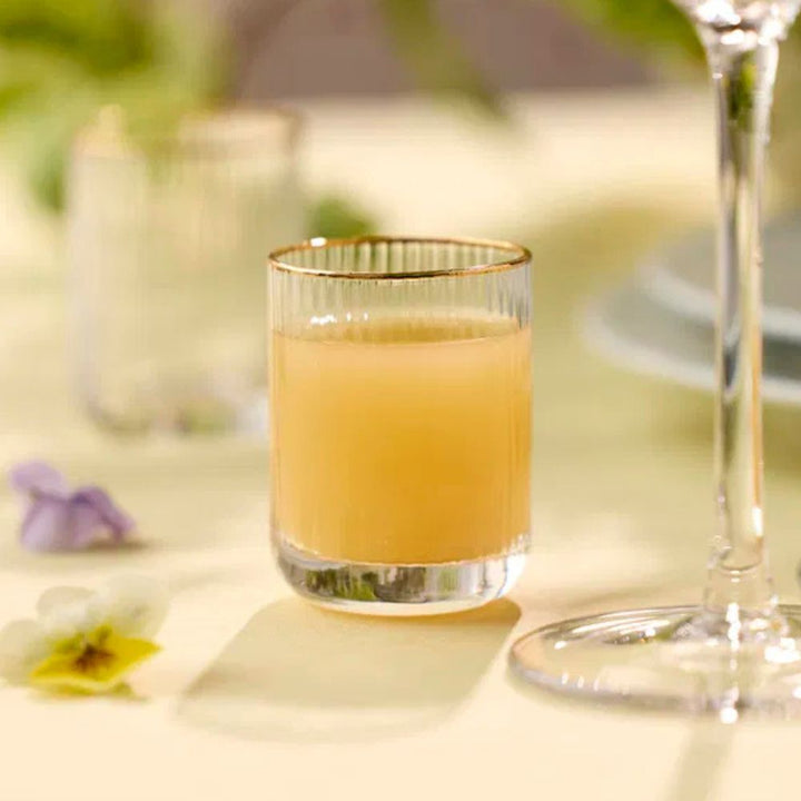 Lyngby Glas - Palermo Schnapsglas Gold 6 cl 6 Stück.