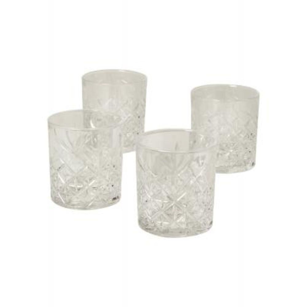 Whiskyglas 4 Stück 340 ml.