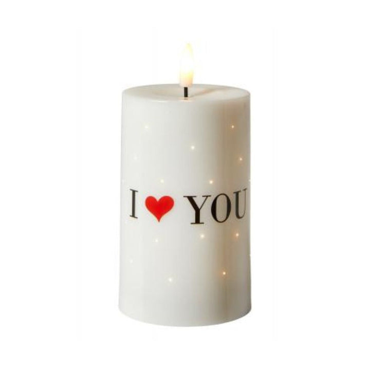 LED-Lichterkette „Ich liebe dich“ (7,5 x 12,5 cm)