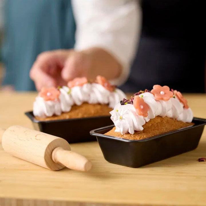 Blomsterbergs – Mini-Brotform-Set mit Nudelholz – 3-teilig