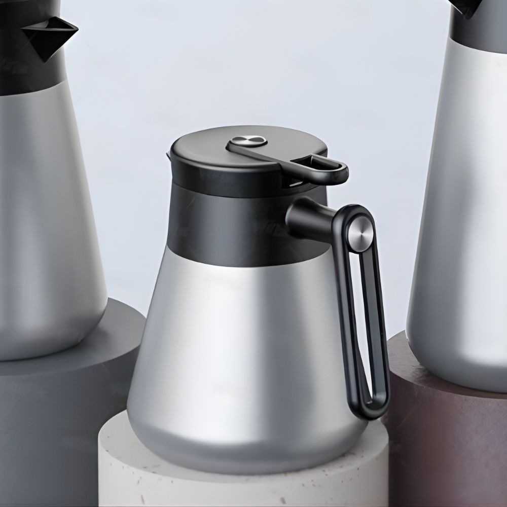 Conzept – Thermoskanne 0,5 l mit Druckknopf und Stahleinsatz