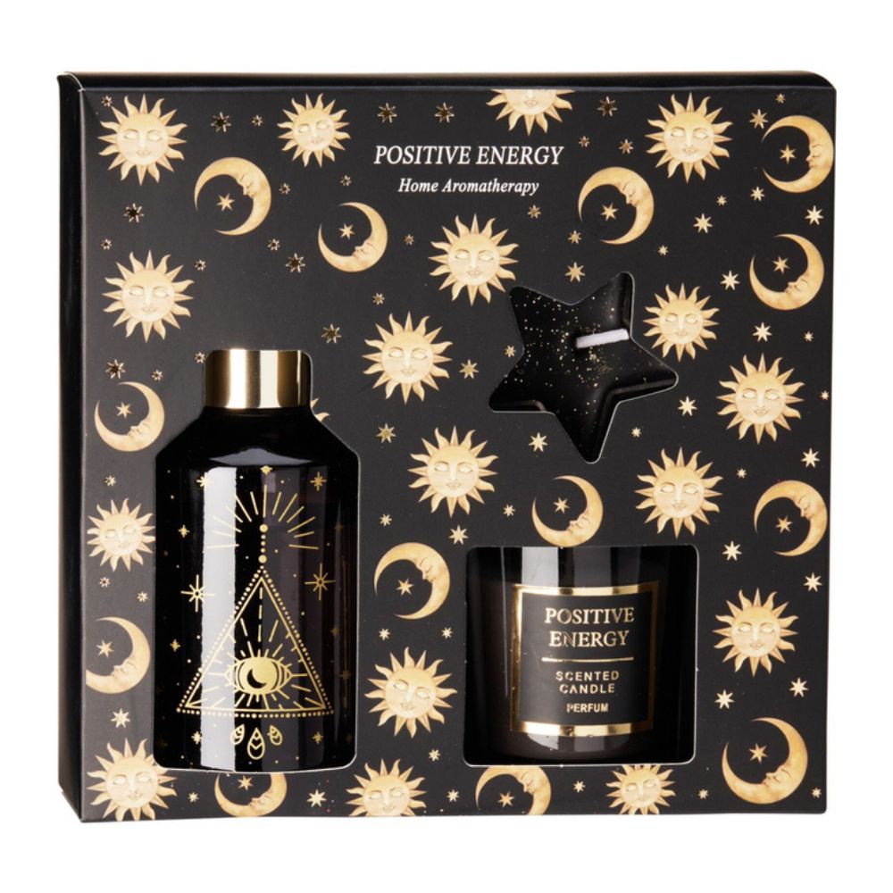 Geschenkset mit Räucherstäbchen und Duftkerzen – verschiedene Designs