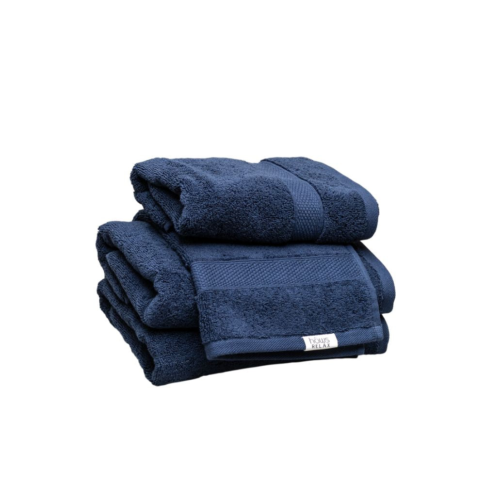 Haws Relax – Handtuchset, 4-teilig, Marineblau