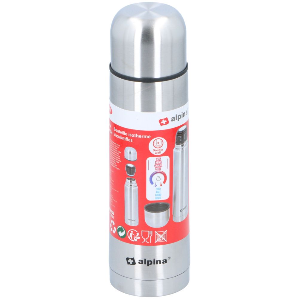 Alpina Thermoskanne aus Edelstahl, 500 ml