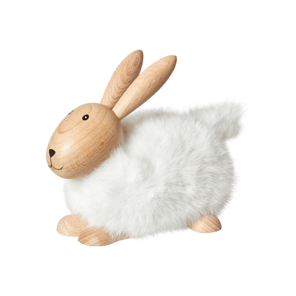 Kaninchen mit weichem Fell Groß - H10,5 cm
