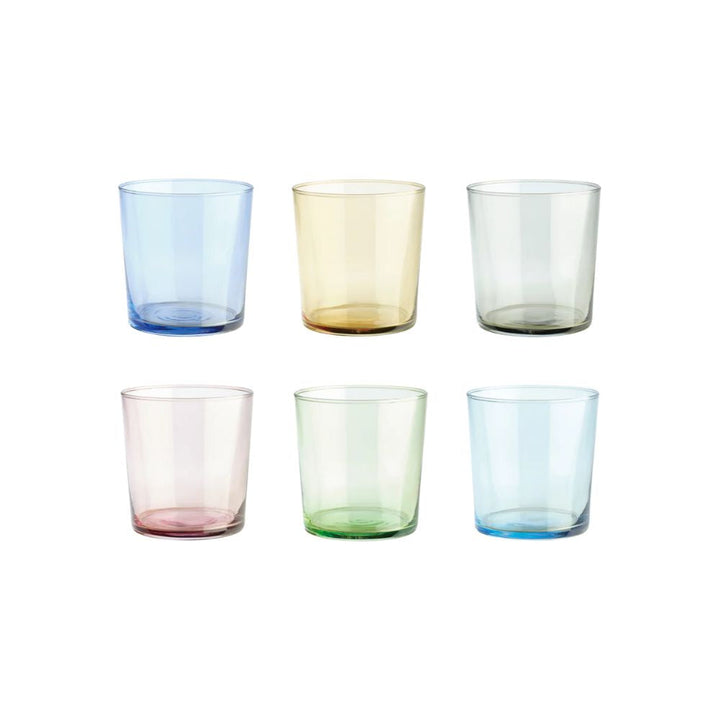 Aida - Café Wasserglas, mehrfarbig, 6-teilig, 34,5 cl