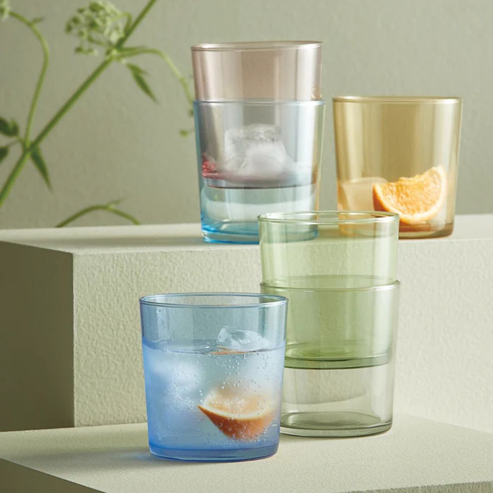 Aida - Café Wasserglas, mehrfarbig, 6-teilig, 34,5 cl