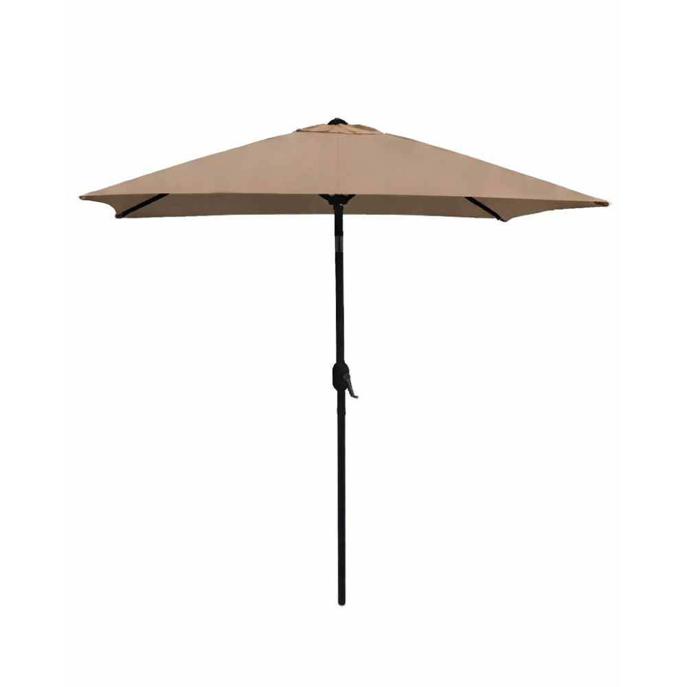Barcelona parasol alu med tilt 2x2 m cappucino