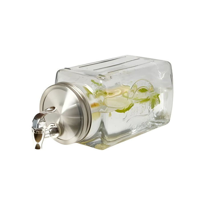Saftspender – 3L aus Glas – 26x13,7x14,2 cm