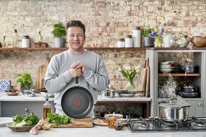 Jamie Oliver Quick &amp; Easy Edelstahl-Wokpfanne 28 cm