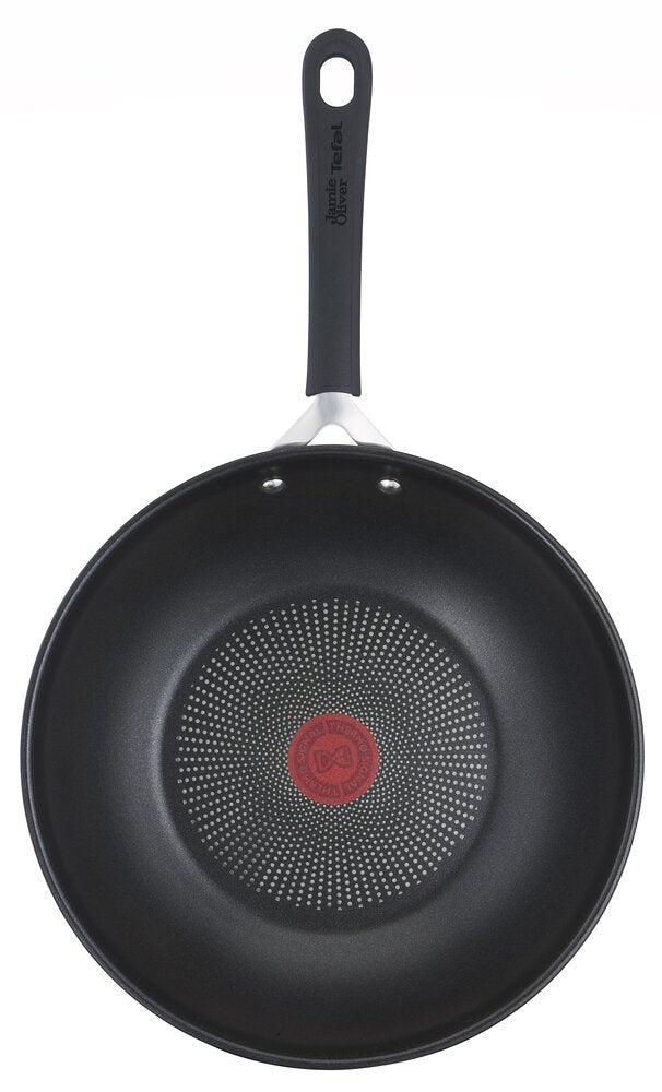 Jamie Oliver Quick &amp; Easy Edelstahl-Wokpfanne 28 cm