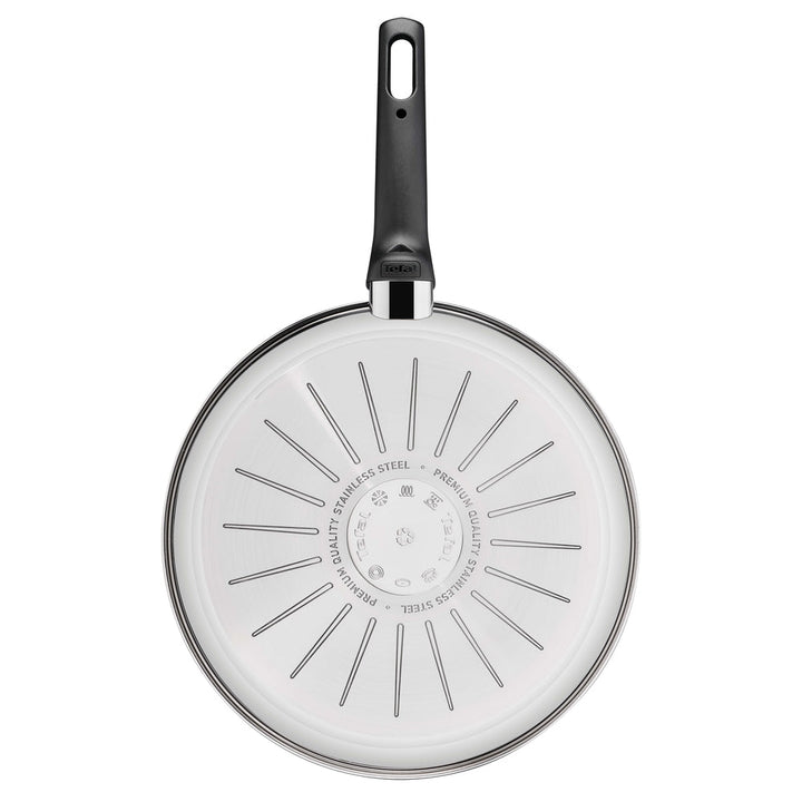 Tefal Emotion Plus Power - Bratpfanne 28 cm - SS Tri-Ply Netz PFTE