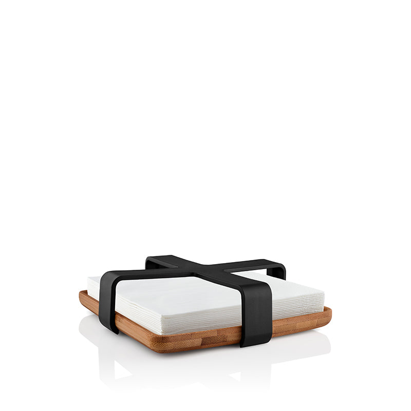 Eva Solo Nordic Kitchen Serviettenhalter aus Bambus, 19 x 19 cm