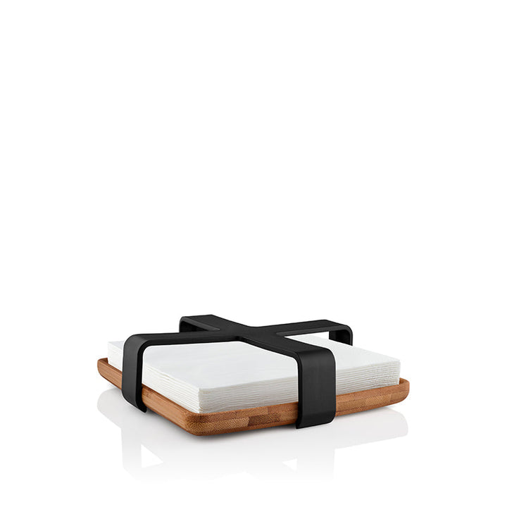Eva Solo Nordic Kitchen Serviettenhalter aus Bambus, 19 x 19 cm