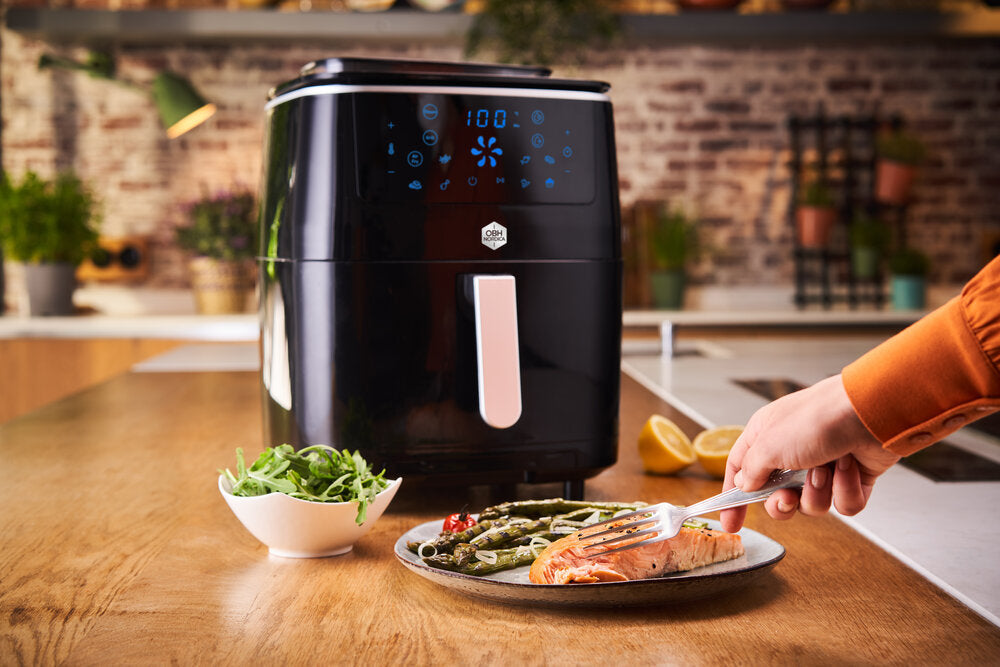 OBH Nordica Easy Fry Heißluftfritteuse 3-in-1 Dampf+