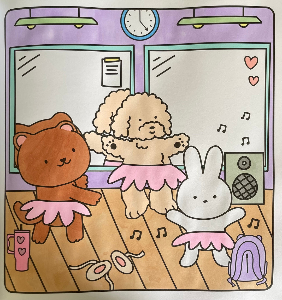 Gemütliches Malbuch – Sunny Vibes: Entspannung &amp; Erholung