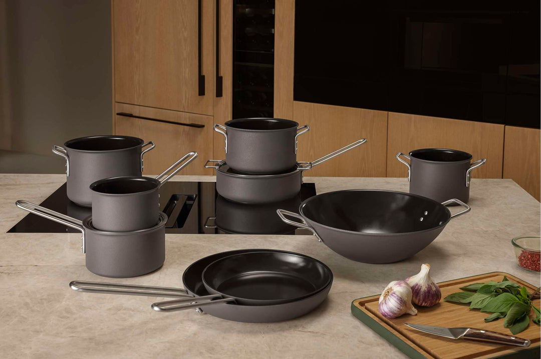 Eva Trio – Grey Line Topf 4,8 Liter – Edelstahl – Slip-Let®-Beschichtung