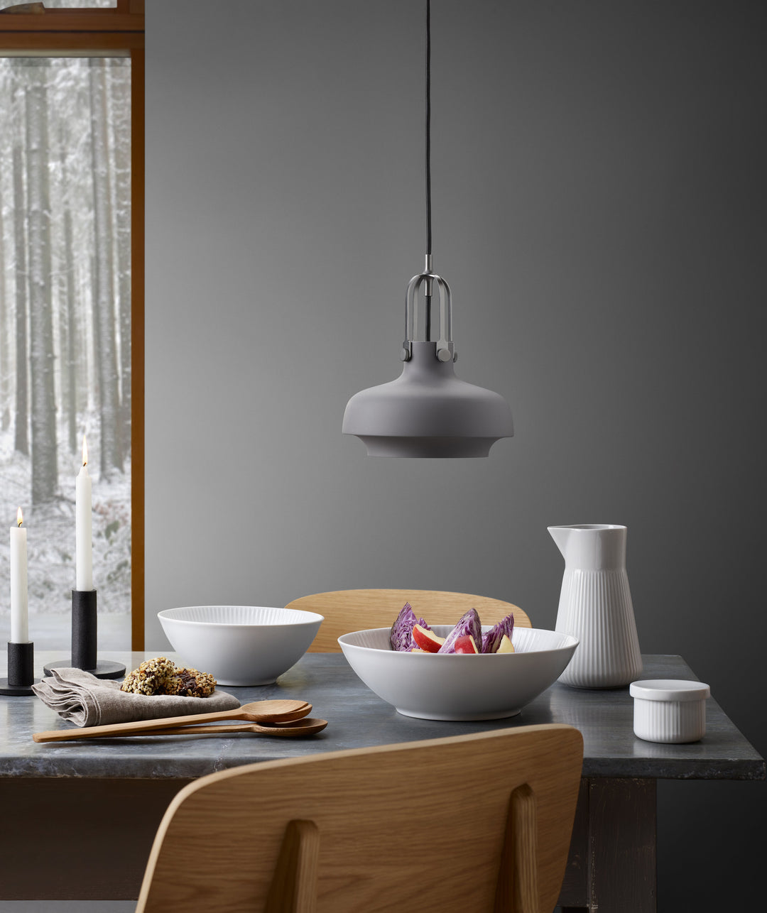 Eva Trio – Salatbesteck Eiche