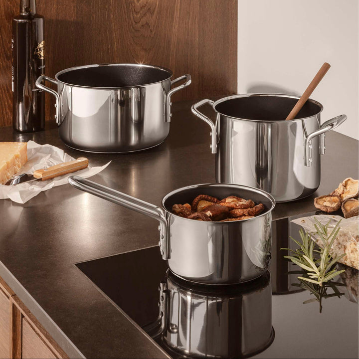 Eva Trio – Edelstahl-Kochtopf – 1,1 Liter – Keramik Slip-Let®