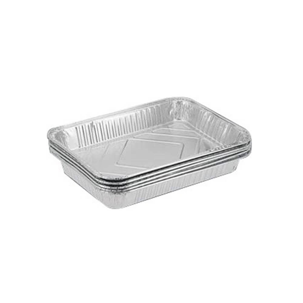 Conzept Kitchen – Grillblech 22,5 x 17,5 x 4 cm, 5 Stück im Polybeutel