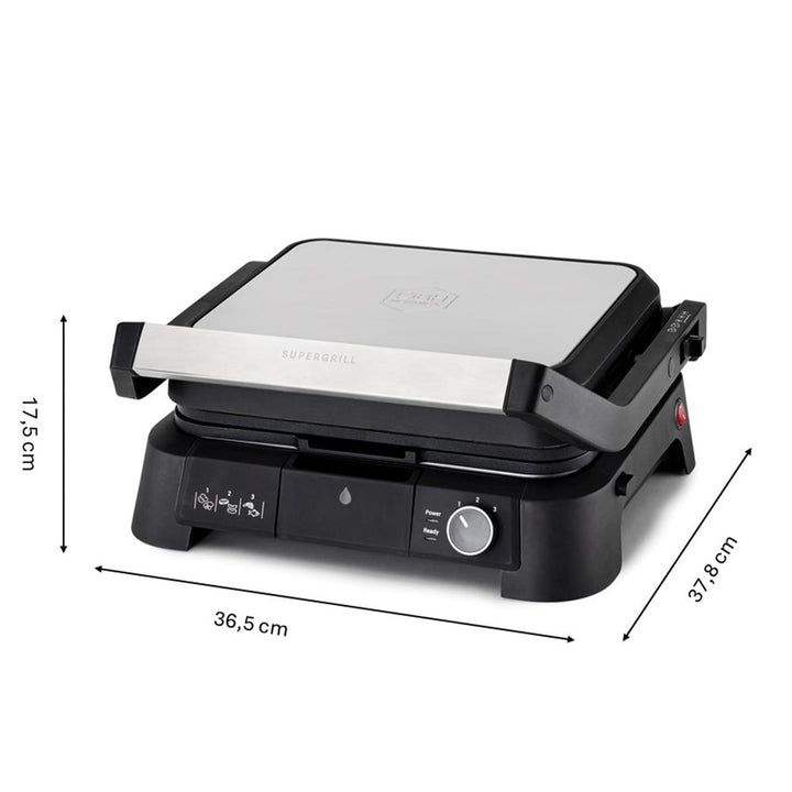 OBH Nordica - SuperGrill Kontaktgrill 3-in-1 Edelstahl