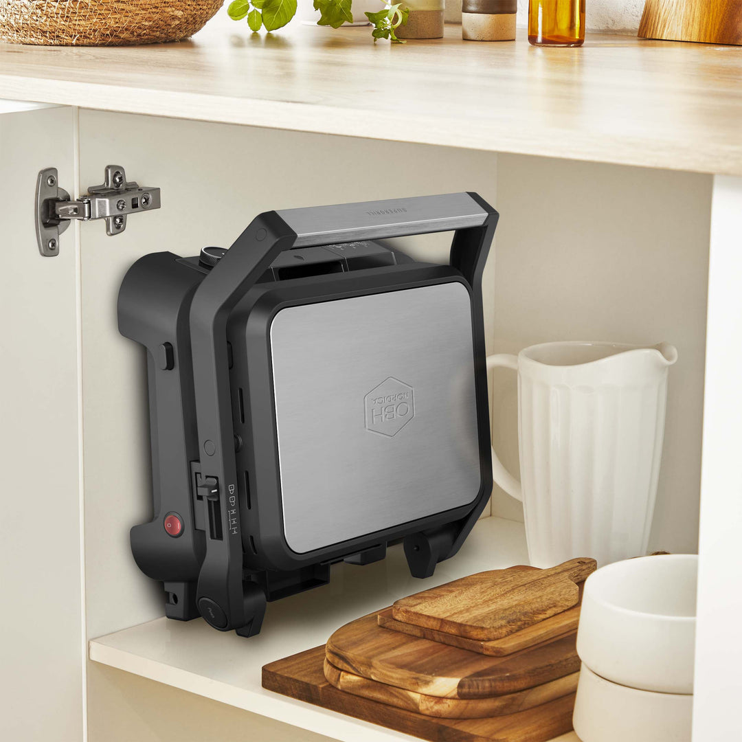 OBH Nordica - SuperGrill Kontaktgrill 3-in-1 Edelstahl