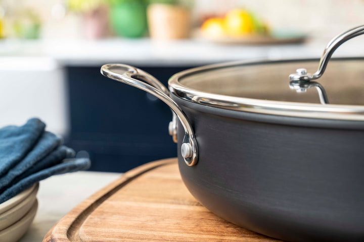 Tefal - Jamie Oliver Cooks Classic HA Bratentopf mit Glasdeckel 30 cm