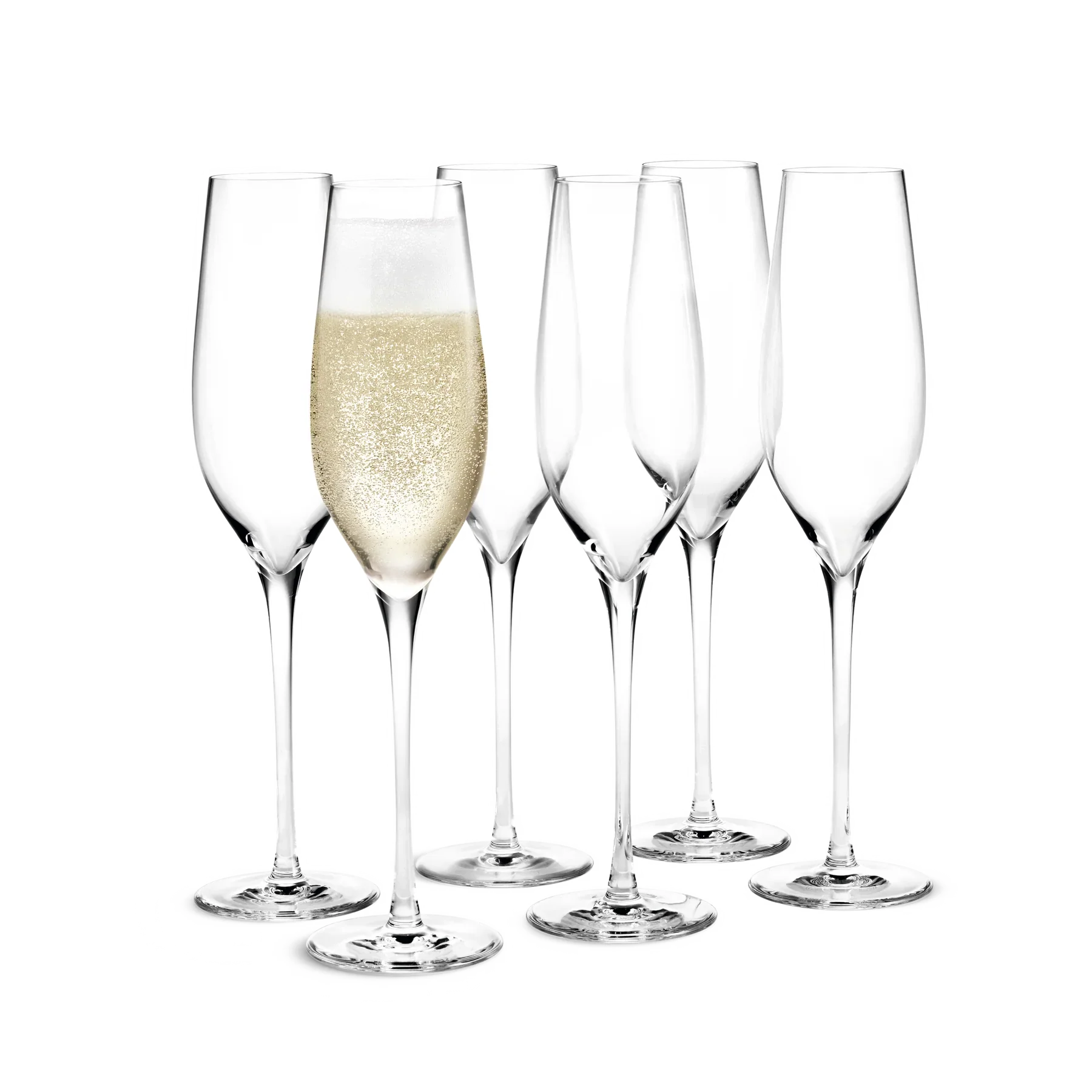 Holmegaard - Cabernet Champagnerglas klar - 29 cl 6 Stk.