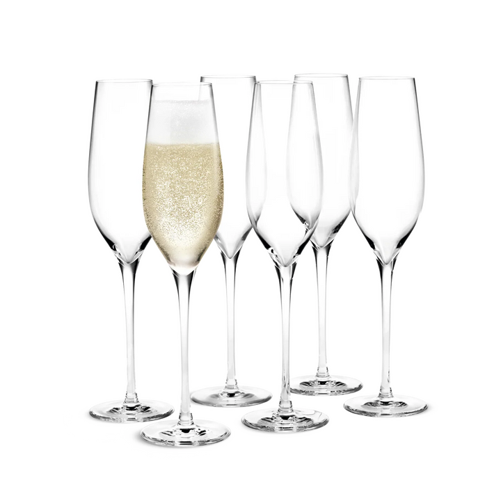 Holmegaard - Cabernet Champagnerglas klar - 29 cl 6 Stk.
