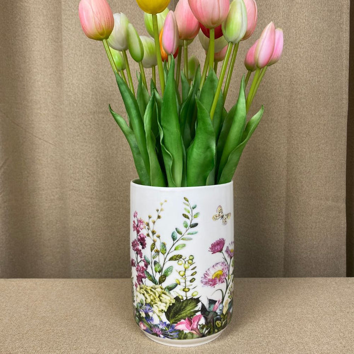 Vase aus Porzellan – Flora – Groß