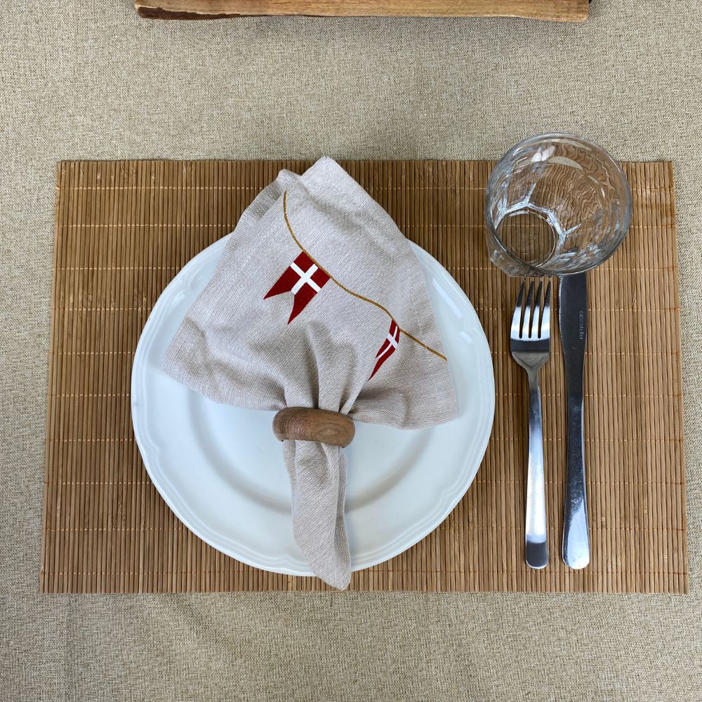 Platzset aus Bambus 1 St. - 30 x 45 cm sortierte Farbe