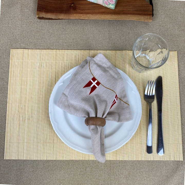 Platzset aus Bambus 1 St. - 30 x 45 cm sortierte Farbe