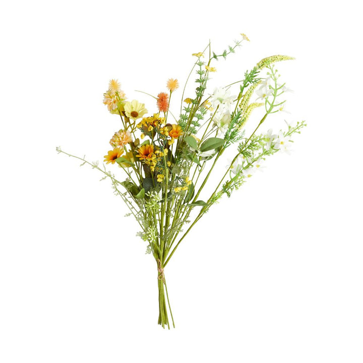 Blumenstrauß - wilde Flora in Weiß/Gelb