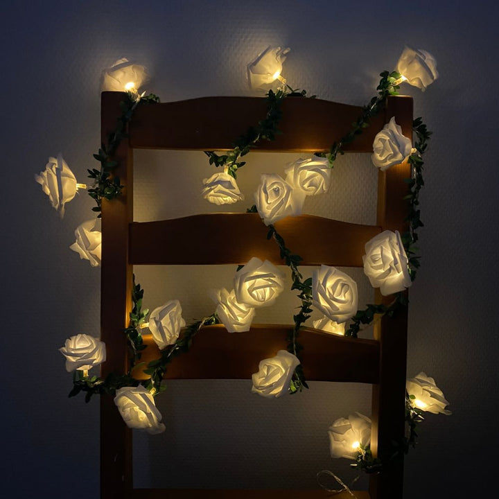 Konzept - Solarlichterkette mit Rosen 20 Stk.