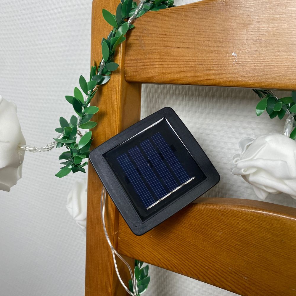 Konzept - Solarlichterkette mit Rosen 20 Stk.
