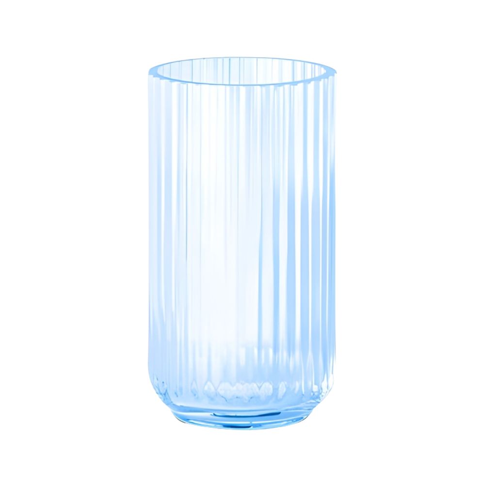 Lyngby - Vase 15 cm - Hellblaues Glas