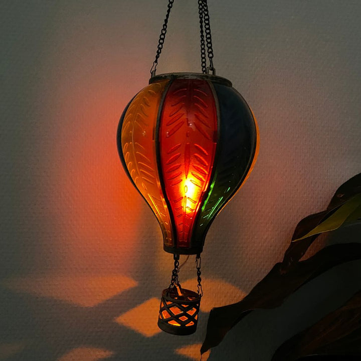 Konzept - Solar-Luftballon - klein - mit Flammeneffekt