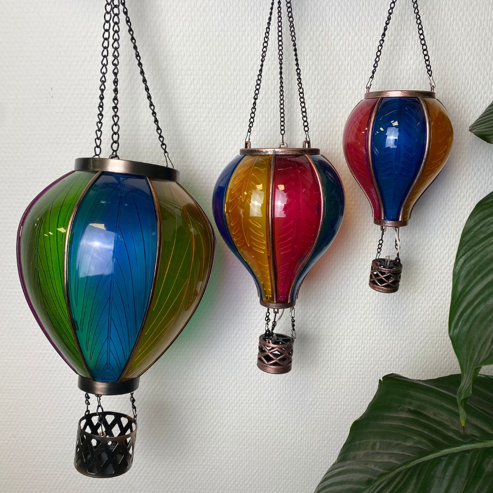 Konzept - Solar-Luftballon - klein - mit Flammeneffekt