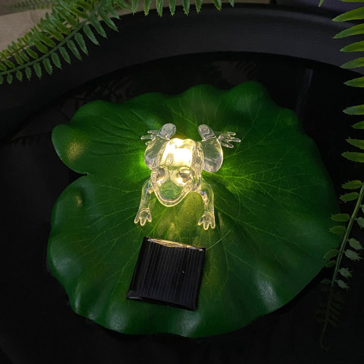Solar-Lotusblatt mit Samen Ø17 cm